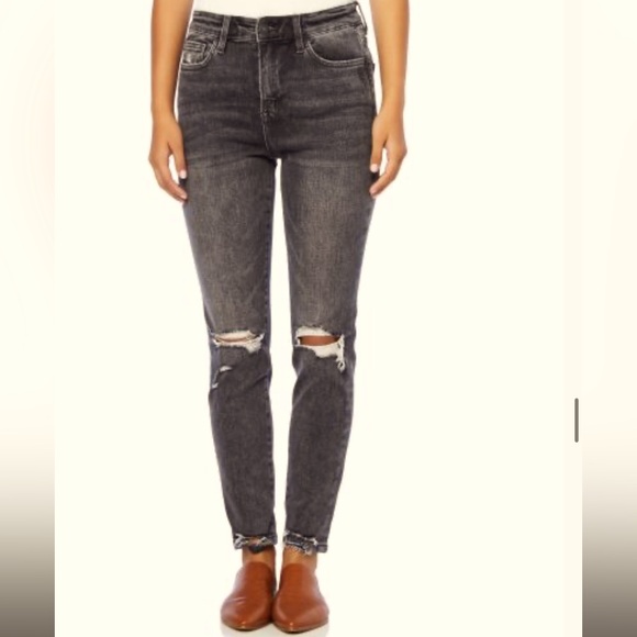Vervet Denim - Vervet boutique destructed jeans dark gray size 32